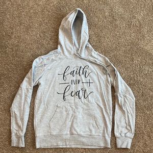 Faith over fear hoodie